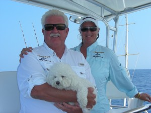 Chuck and Linda Wilson - Blue Marlin Fishing